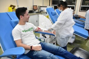 Imagem da notícia - Solidariedade: Colaboradores dos Programas Pelci e RespirAR fazem doação de sangue ao Hemoam