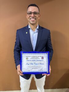 Imagem da notícia - Secretário da Sedel, Jorge Oliveira recebe Título de Cidadão Tabatinguense